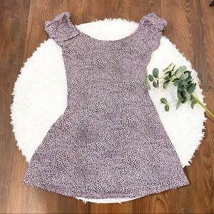 Wild Fable Pink Leopard Knit Mini Dress Size XS